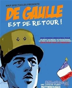 Affiche de De Gaulle est de retour