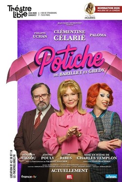 Affiche de Potiche avec Clémentine Célarié