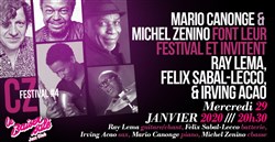 Affiche de Mario Canonge et Michel Zenino invitent Ray Lema, Felix Sabal-Lecco, Irving Acao | CZ4