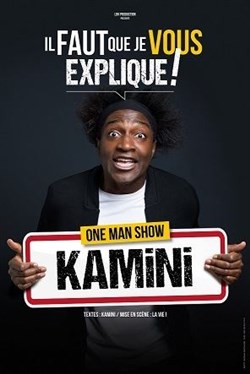 Affiche de Kamini dans il faut que je vous explique !