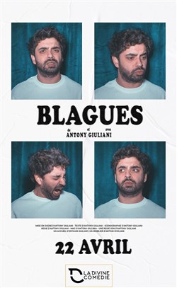 Affiche de Antony Giuliani dans Blagues