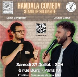 Affiche de Handala Comedy - Solidarité Gaza