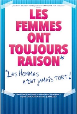 Affiche de les femmes ont toujours raison, les hommes n'ont jamais tort !