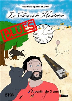 Affiche de Le Chat et le Musicien | Version blues
