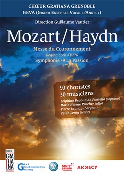Affiche de Messe du couronnement | de Mozart et Symphonie La Passion | d'Haydn