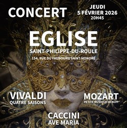 Affiche de Vivaldi Mozart Caccini : L'Expérience Paris Virtuosi