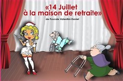Affiche de 14 juillet à la maison de retraite