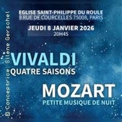 Affiche de Paris Virtuosi : Vivaldi / Mozart - Saint-Philippe du Roule