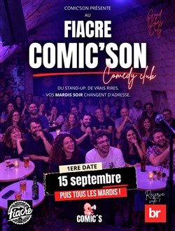 Affiche de Comic’son au Fiacre