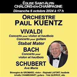Affiche de Orchestre Paul Kuentz : Vivaldi, Bach, Schubert
