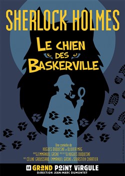 Affiche de Sherlock Holmes, le chien des Baskerville