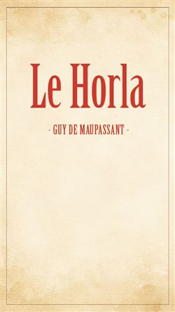 Affiche de Le Horla