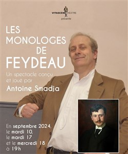 Affiche de Les monologues de Feydeau