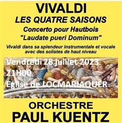 Affiche de Orchestre Paul Kuentz : Vivaldi les quatre saisons | Locmariaquer