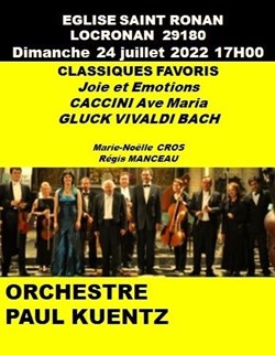 Affiche de Paul Kuentz : Classiques favoris | Locronan