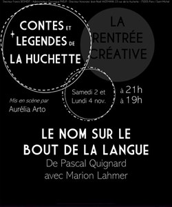 Affiche de Le nom sur le bout de la langue