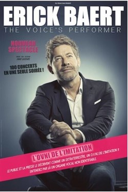 Affiche de Erick Baert | the voice's performer