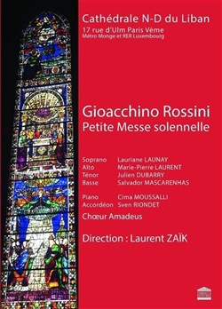 Affiche de Choeur Amadeus: Petite messe solennelle de Rossini
