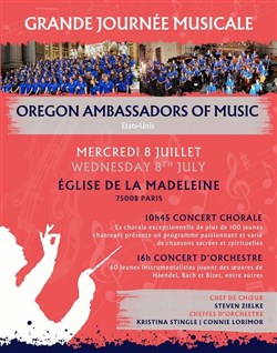 Affiche de Grande journée musicale à l'église de la Madeleine
