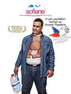 Affiche de Sofiane dans Rire entretient la jeunesse de votre corps
