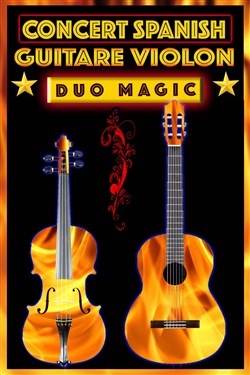 Affiche de Spanish guitare violon : Duo magic