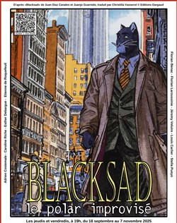 Affiche de Blacksad, le polar improvisé