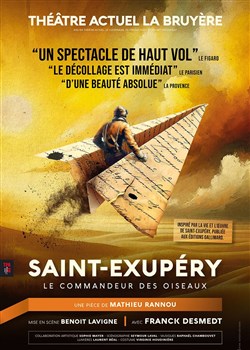 Affiche de Saint-Exupéry, le commandeur des oiseaux