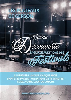 Affiche de Les Plateaux de Gerson : spéciale audition des festivals
