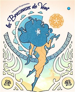 Affiche de Spectacle d'Improvisation - Brasseuses de Vent