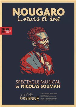 Affiche de Nougaro coeurs et âmes