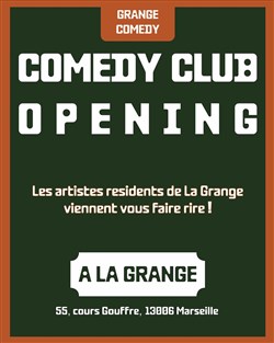 Affiche de Comedy Club Opening