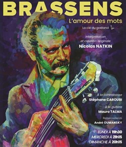 Affiche de Brassens l'amour des mots
