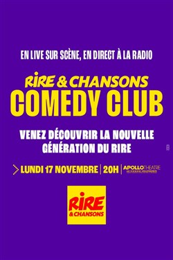 Affiche de Rire et Chansons Comedy Club