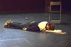 Affiche de Détail d'un vase grec avec figures rouges