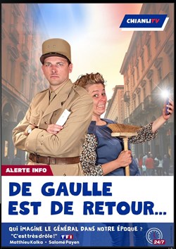 Affiche de De Gaulle est de retour