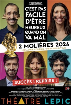 Affiche de C'est pas facile d'être heureux quand on va mal