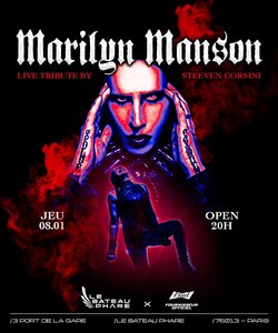Affiche de Marilyn Manson : Dark Industrial Night | Live tribute au Bateau Phare