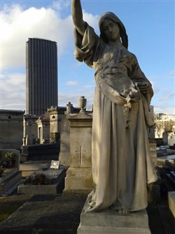 Affiche de Visite guidée : Le cimetière montparnasse | par Bertrand de MO Patrimoine