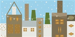 Affiche de Un village en hiver