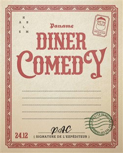 Affiche de Paname Diner Comedy, Réveillon de Noël