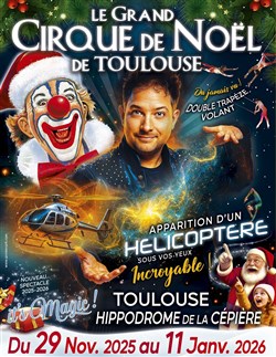 Affiche de Grand Cirque de Noël de Toulouse