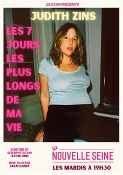 Affiche de Judith Zins dans Les 7 jours les plus longs de ma vie