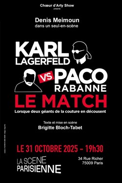 Affiche de Karl Lagerfeld vs Paco Rabanne : Le Match