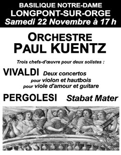 Affiche de Vivaldi / Concertos - Pergolèse / Stabat Mater