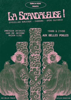 Affiche de La Scandaleuse aux Belles Poules