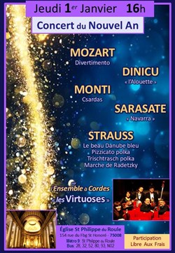 Affiche de Grand Concert du Nouvel An