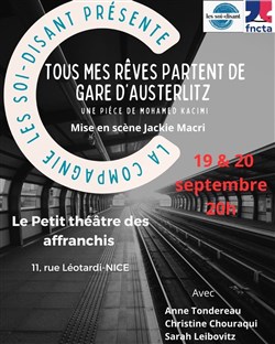 Affiche de Tous mes rêves partent de la gare d'Austerlitz