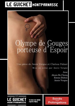 Affiche de Olympe de Gouges, porteuse d'espoir