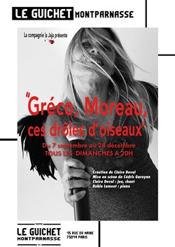 Affiche de Gréco, Moreau, ces drôles d'oiseaux