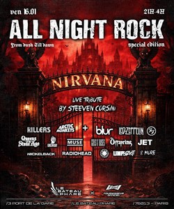 Affiche de Nirvana, All Night Rock Tribute